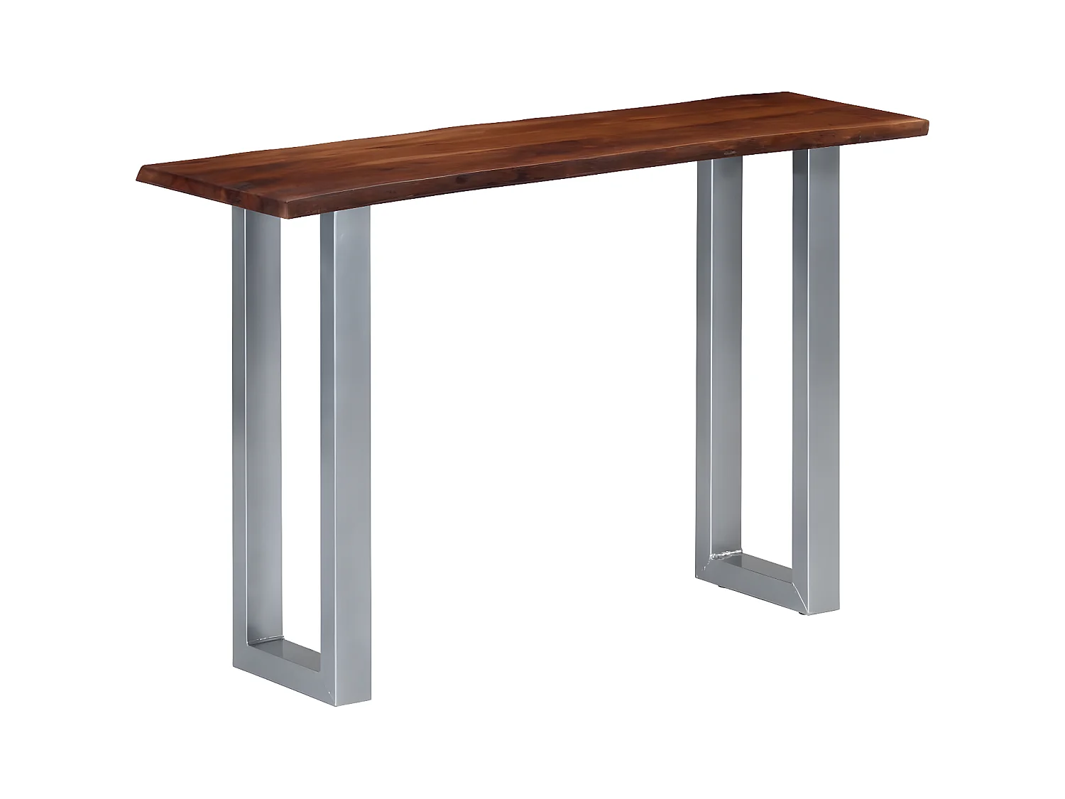Table console 115 x 35 x 76 cm Bois d'acacia massif et fer GHR68133