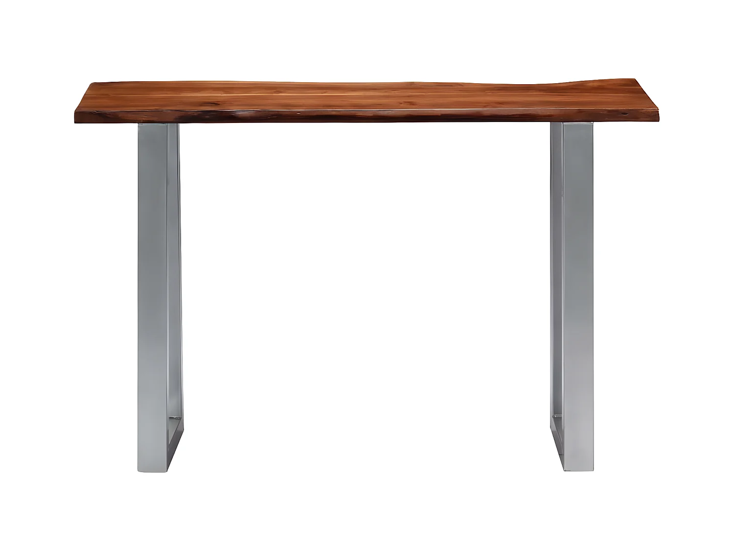 Wandtafel 115x35x76 cm massief acaciahout en ijzer NL824597