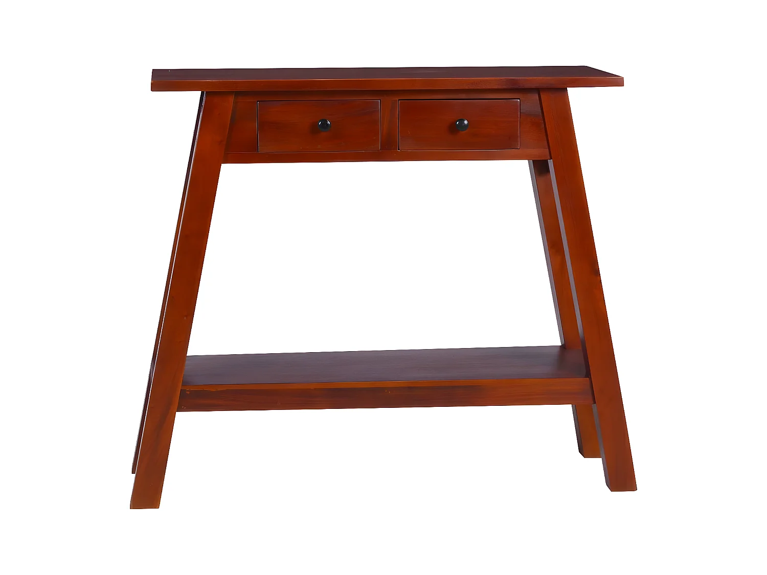 Table console Marron classique 90x30x75 cm Bois d'acajou massif GHR12562