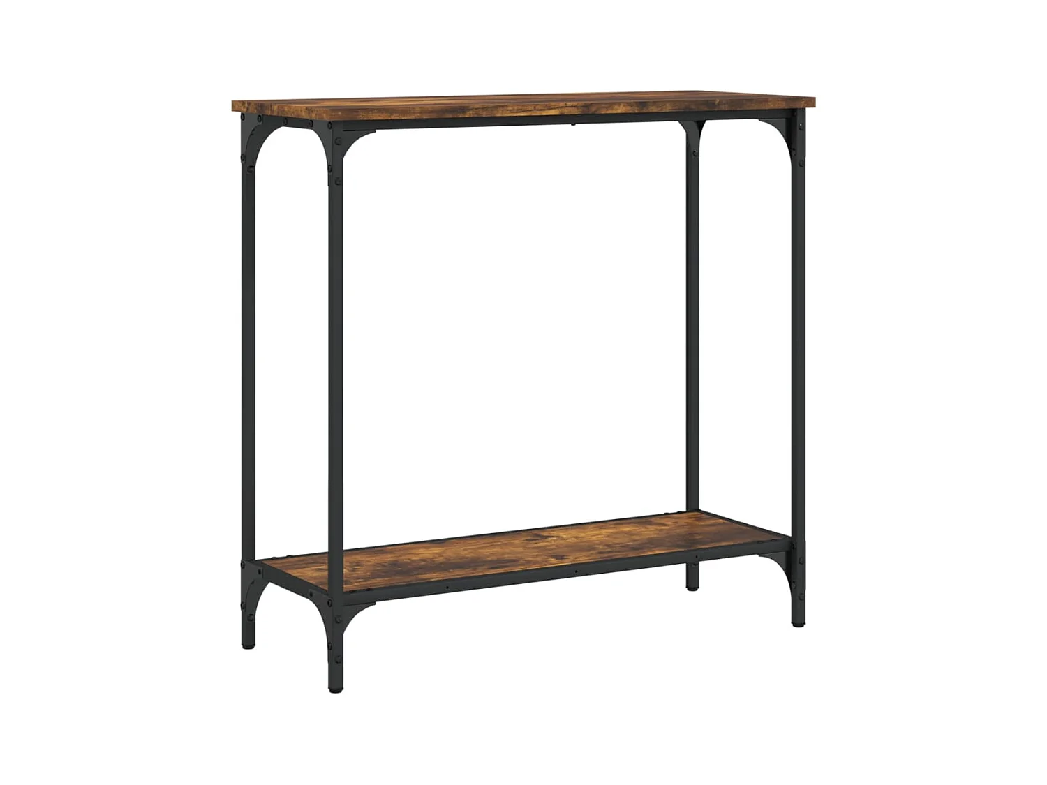 Konsolentisch,Flurtisch Räuchereiche 75x30,5x75 cm Holzwerkstoff -gkd671147