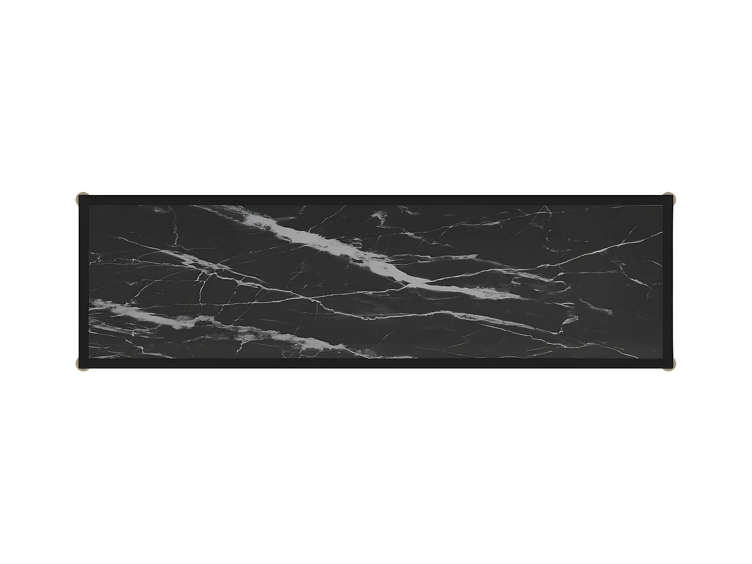 Konsolentisch,Flurtisch Schwarz 120x35x75 cm Hartglas -gkd56960