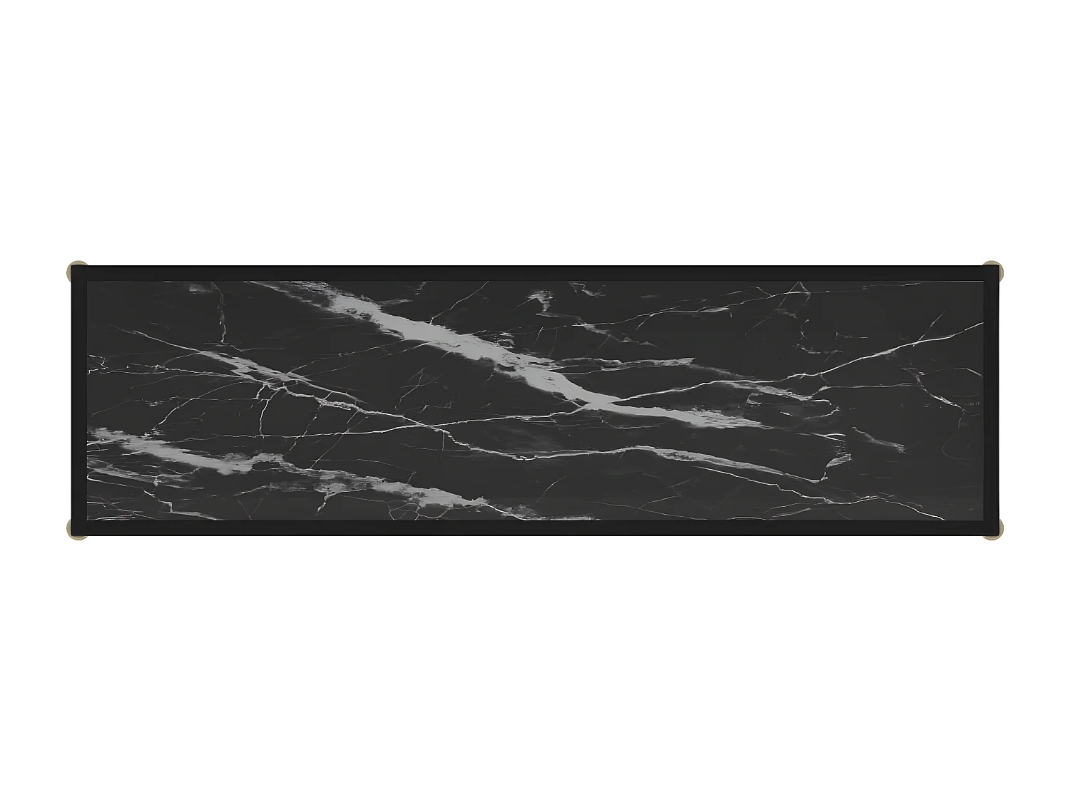 Konsolentisch,Flurtisch Schwarz 120x35x75 cm Hartglas -gkd56960