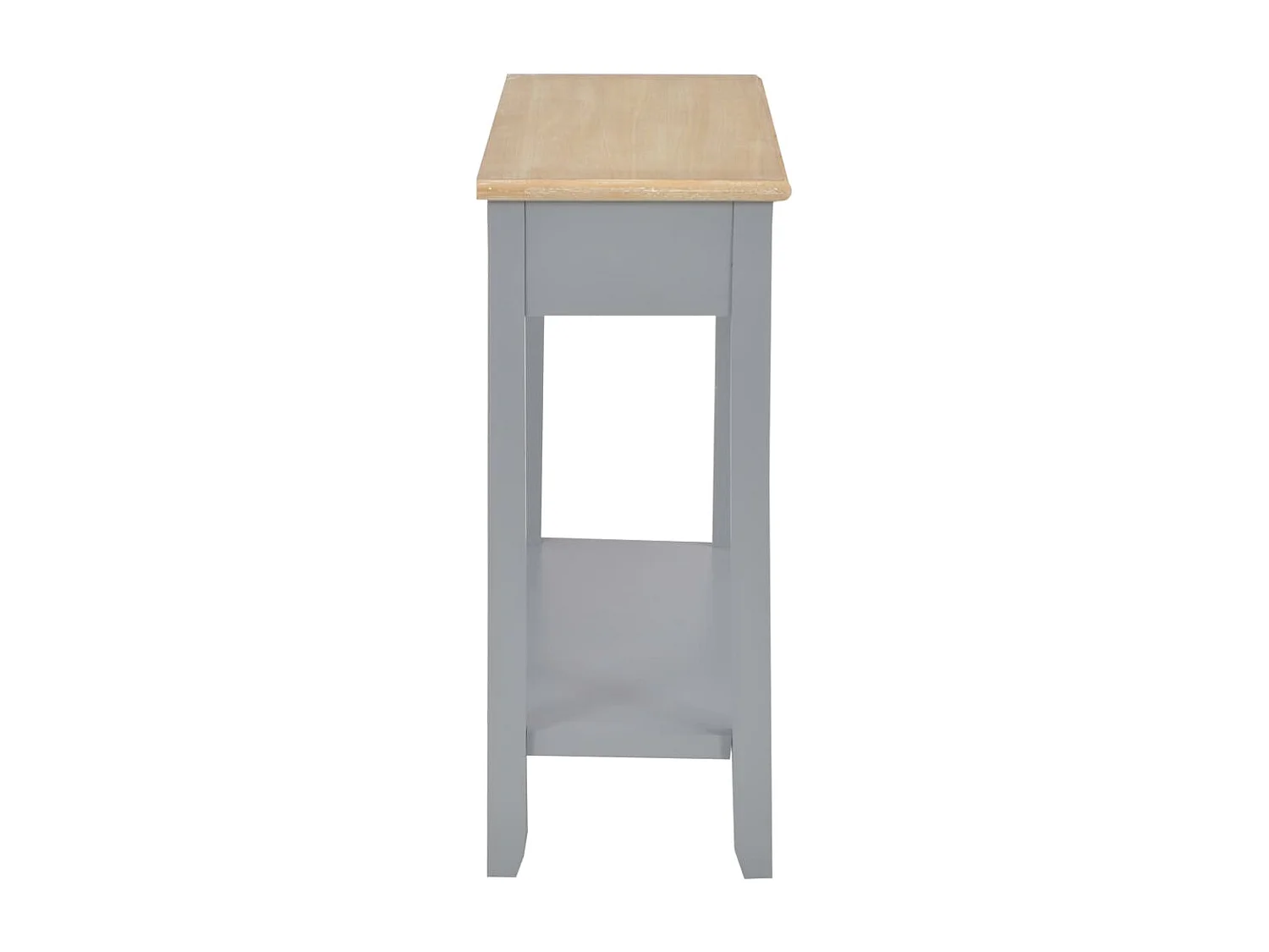 Table console Gris 110x35x80 cm Bois GHR82712