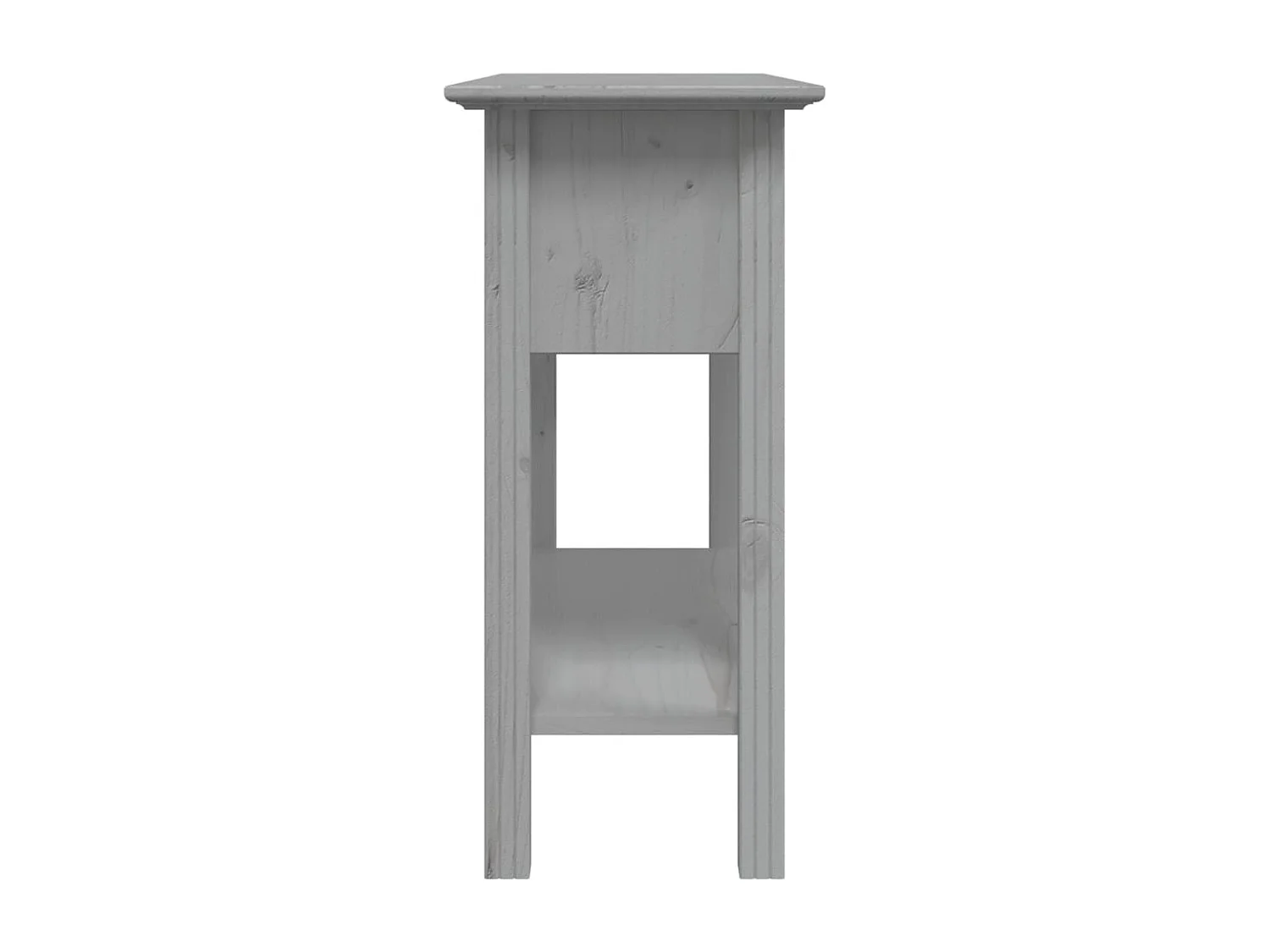 Table console BODO gris 90x34,5x73 cm bois de pin massif GHR13477