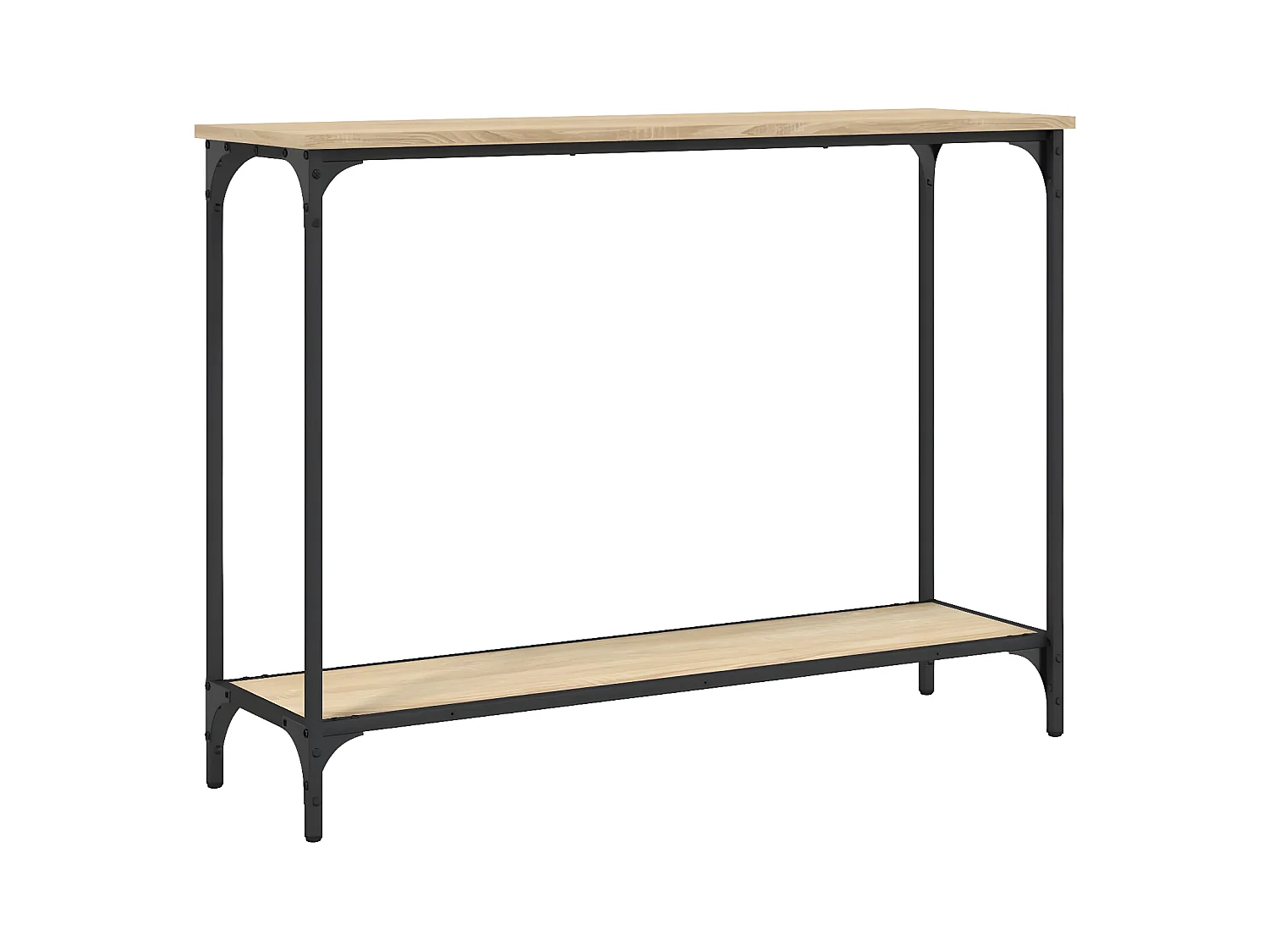 Konsolentisch,Flurtisch Sonoma-Eiche 101x30,5x75 cm Holzwerkstoff -gkd80346
