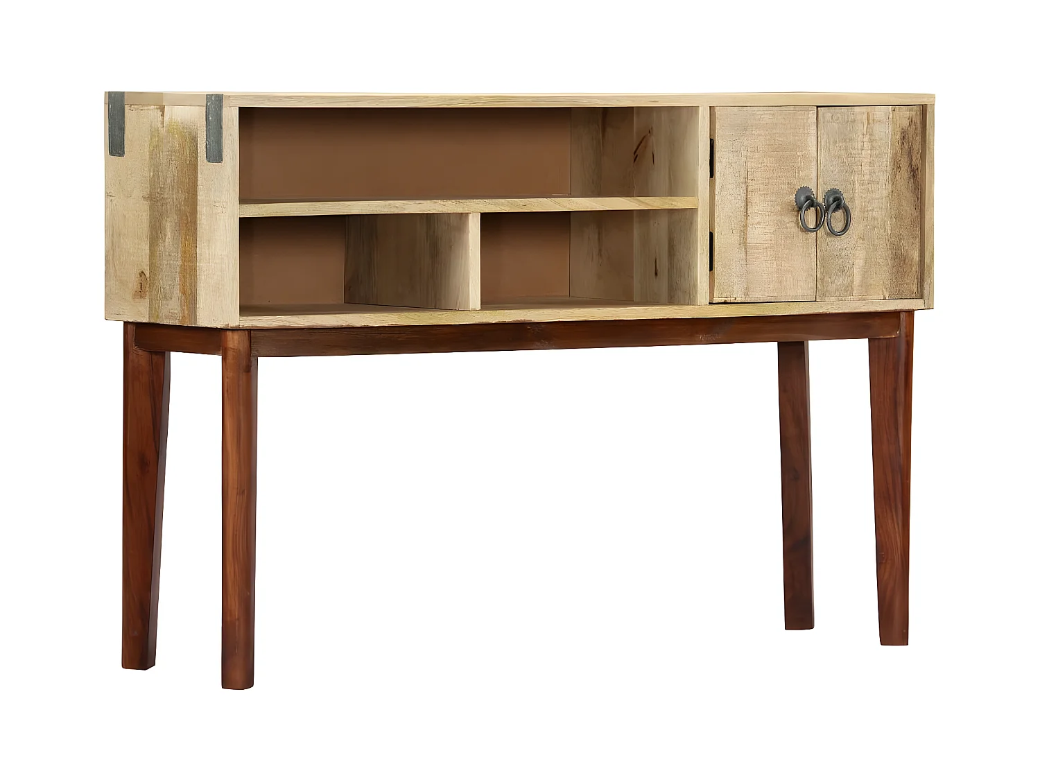 Table console 115x30x76 cm Bois de manguier massif brut GHR51848