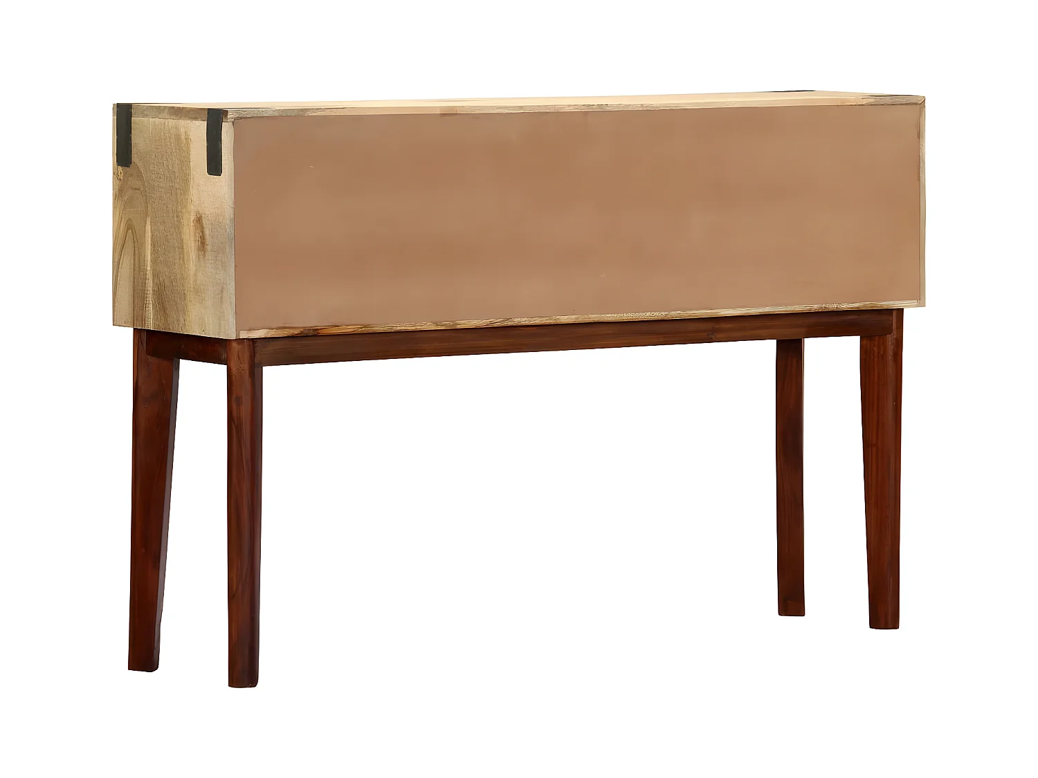 Wandtafel 115x30x76 cm massief ruw mangohout NL818548