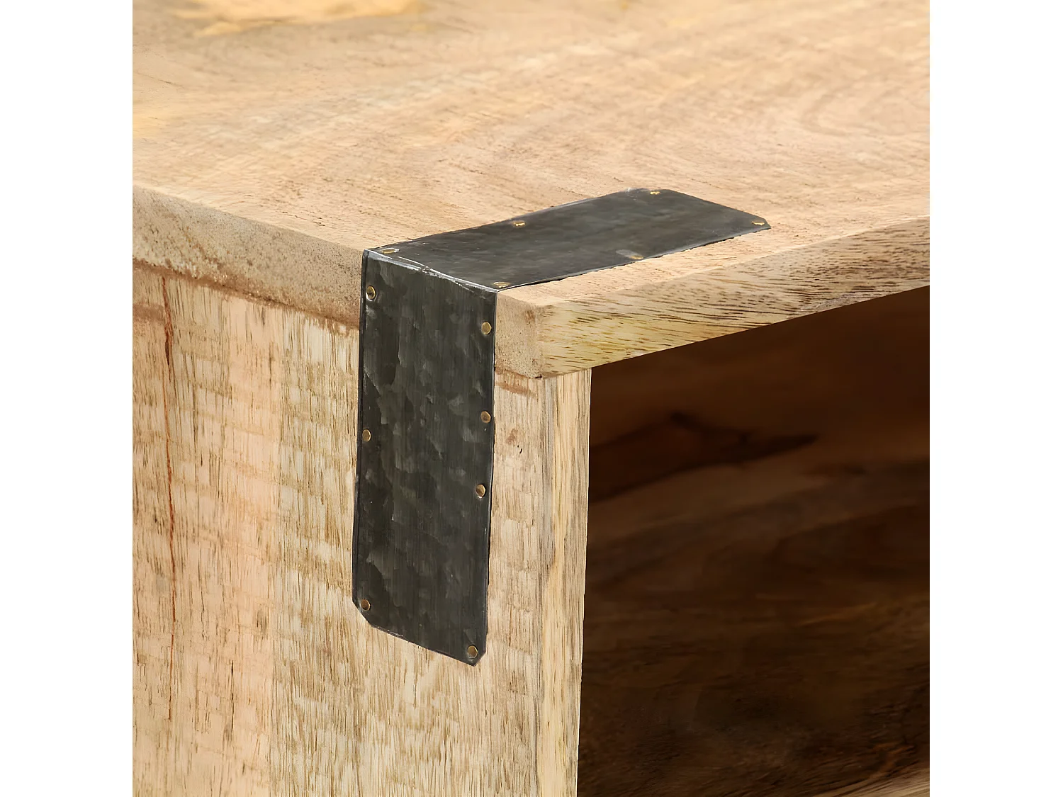 Table console 115x30x76 cm Bois de manguier massif brut GHR51848