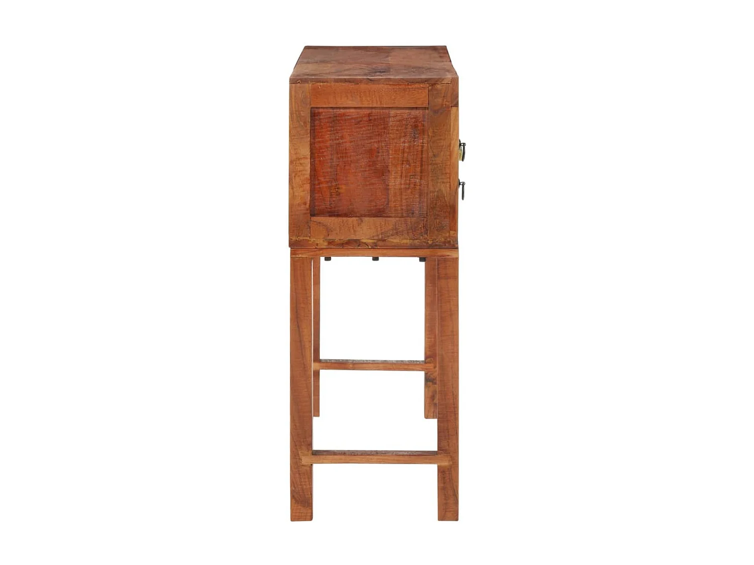 Table console 120x32x80 cm bois massif d'acacia GHR97556