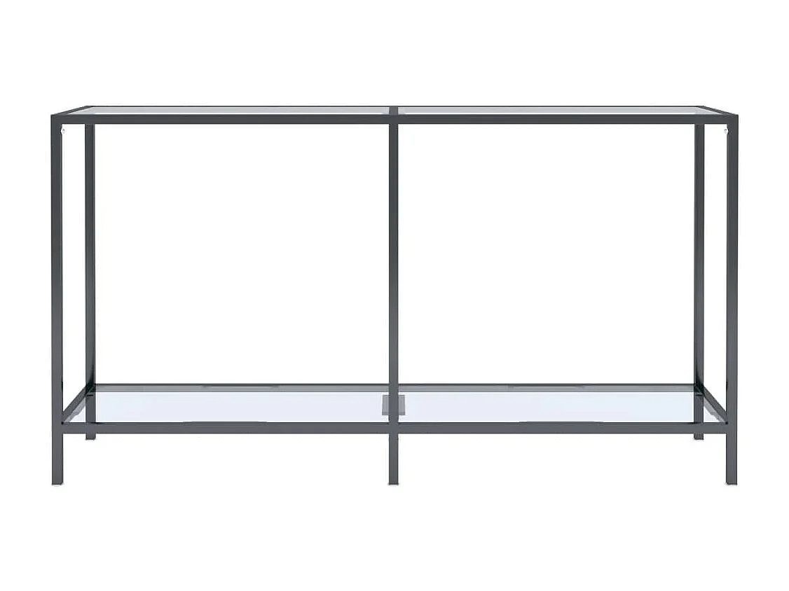 Table console Transparent 140x35x75,5 cm Verre trempé GHR96317