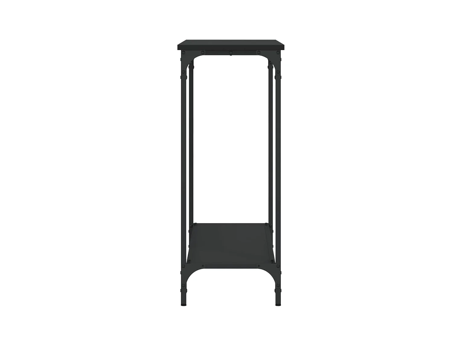 Konsolentisch,Flurtisch Schwarz 101x30,5x75 cm Holzwerkstoff -gkd880167