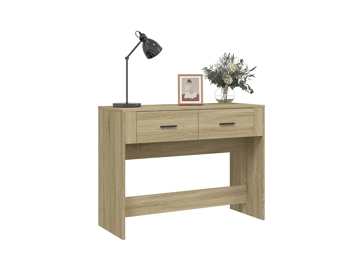 Konsolentisch,Flurtisch Sonoma-Eiche 100x39x75 cm Holzwerkstoff -gkd847494