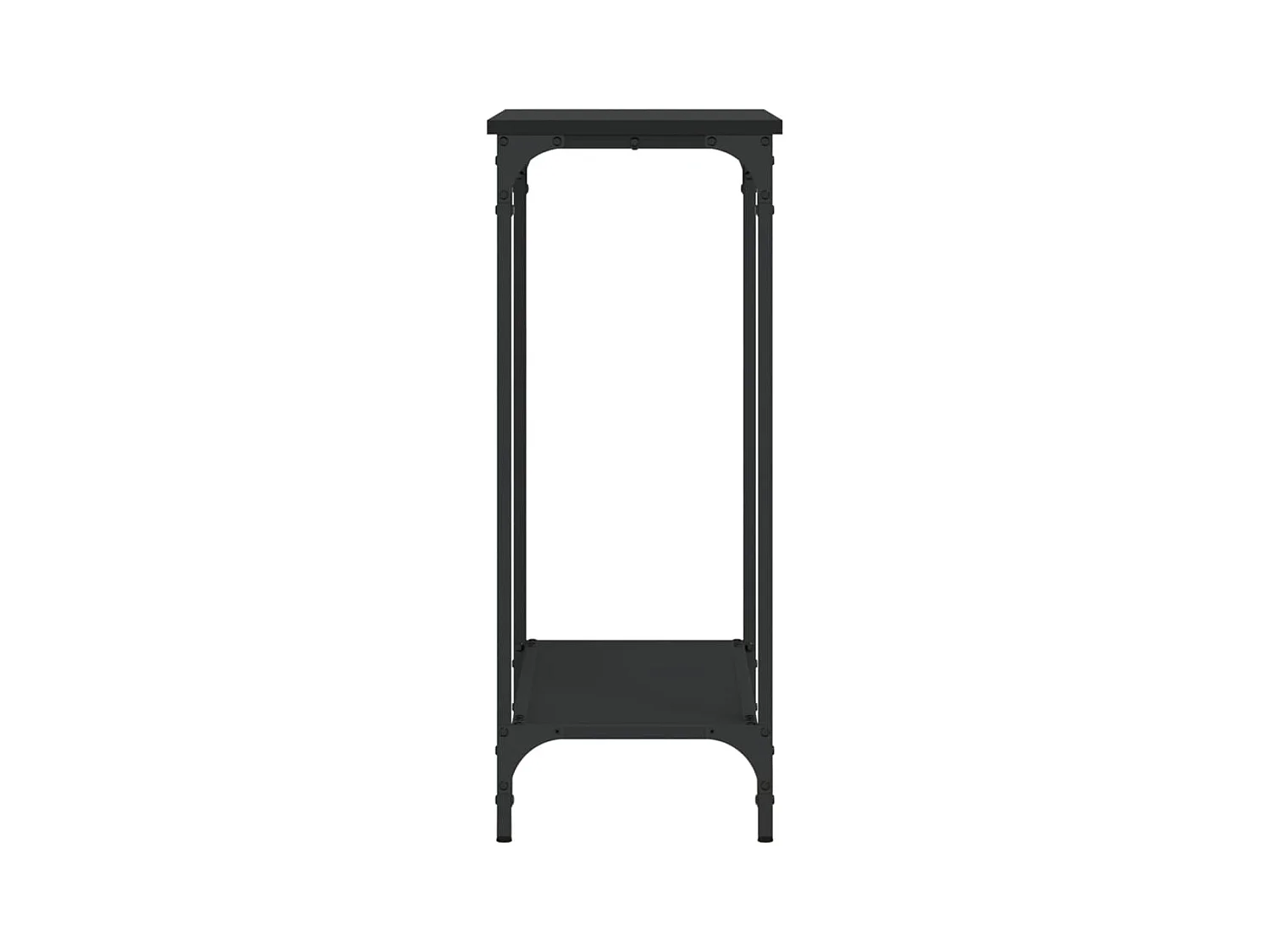 Konsolentisch,Flurtisch Schwarz 75x30,5x75 cm Holzwerkstoff -gkd224677
