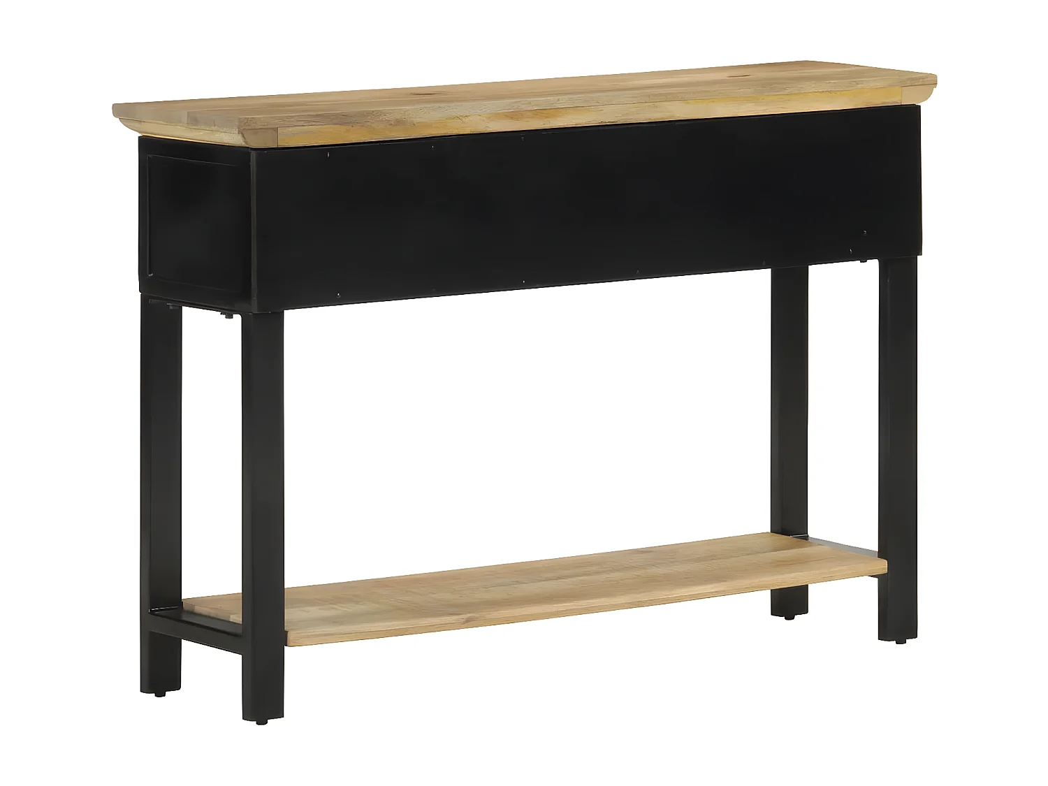 Table console 110x30x75 cm bois de manguier massif brut GHR87315