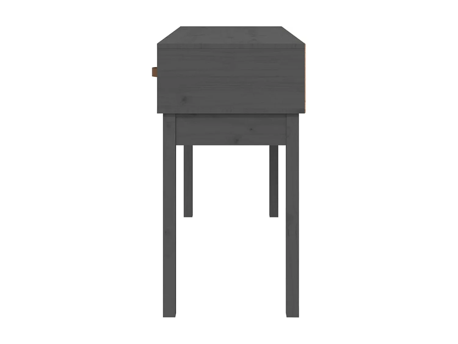 Table console Gris 114x40x75 cm Bois massif de pin GHR19815