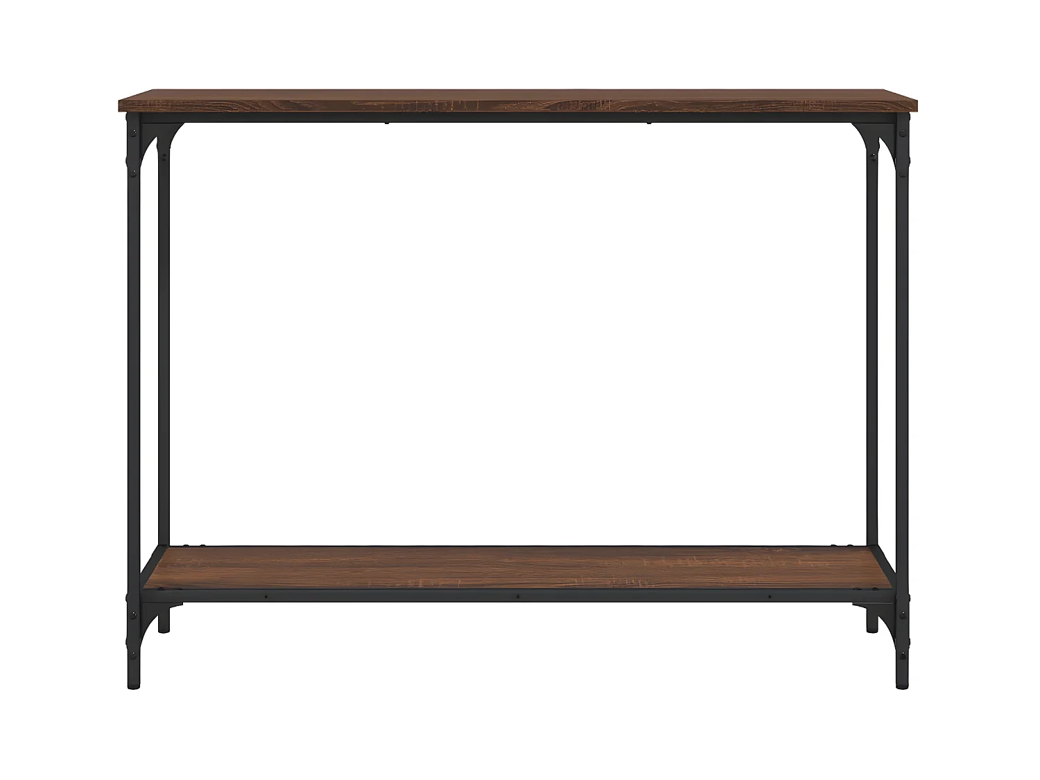 Konsolentisch,Flurtisch Braun Eichen-Optik 101x30,5x75 cm Holzwerkstoff -gkd53906
