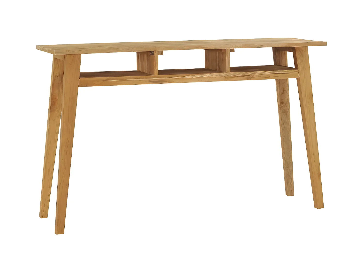 Table console 120x35x75 cm Bois de teck massif GHR19268