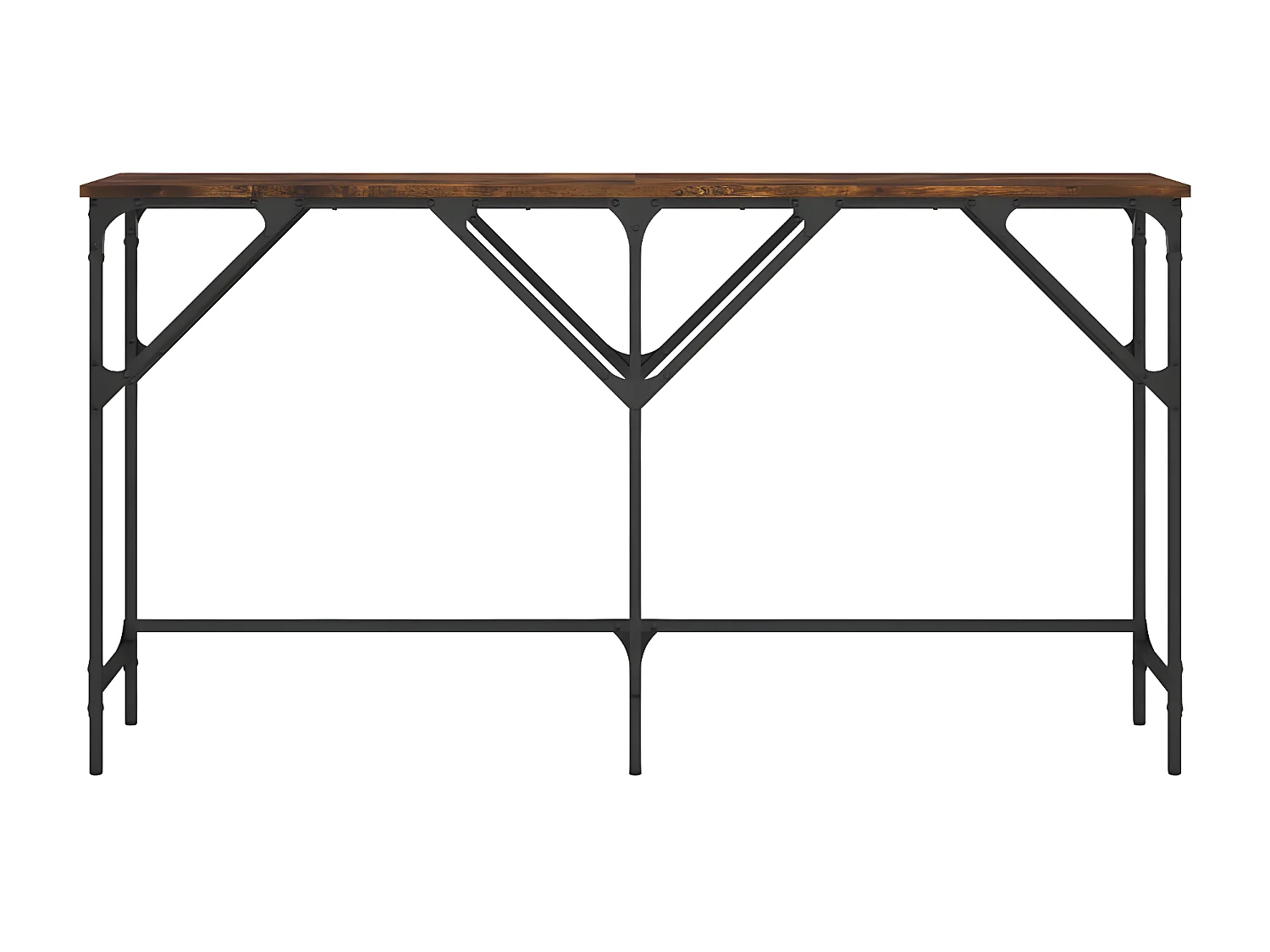 Konsolentisch,Flurtisch Räuchereiche 140x29x75 cm Holzwerkstoff -gkd924115