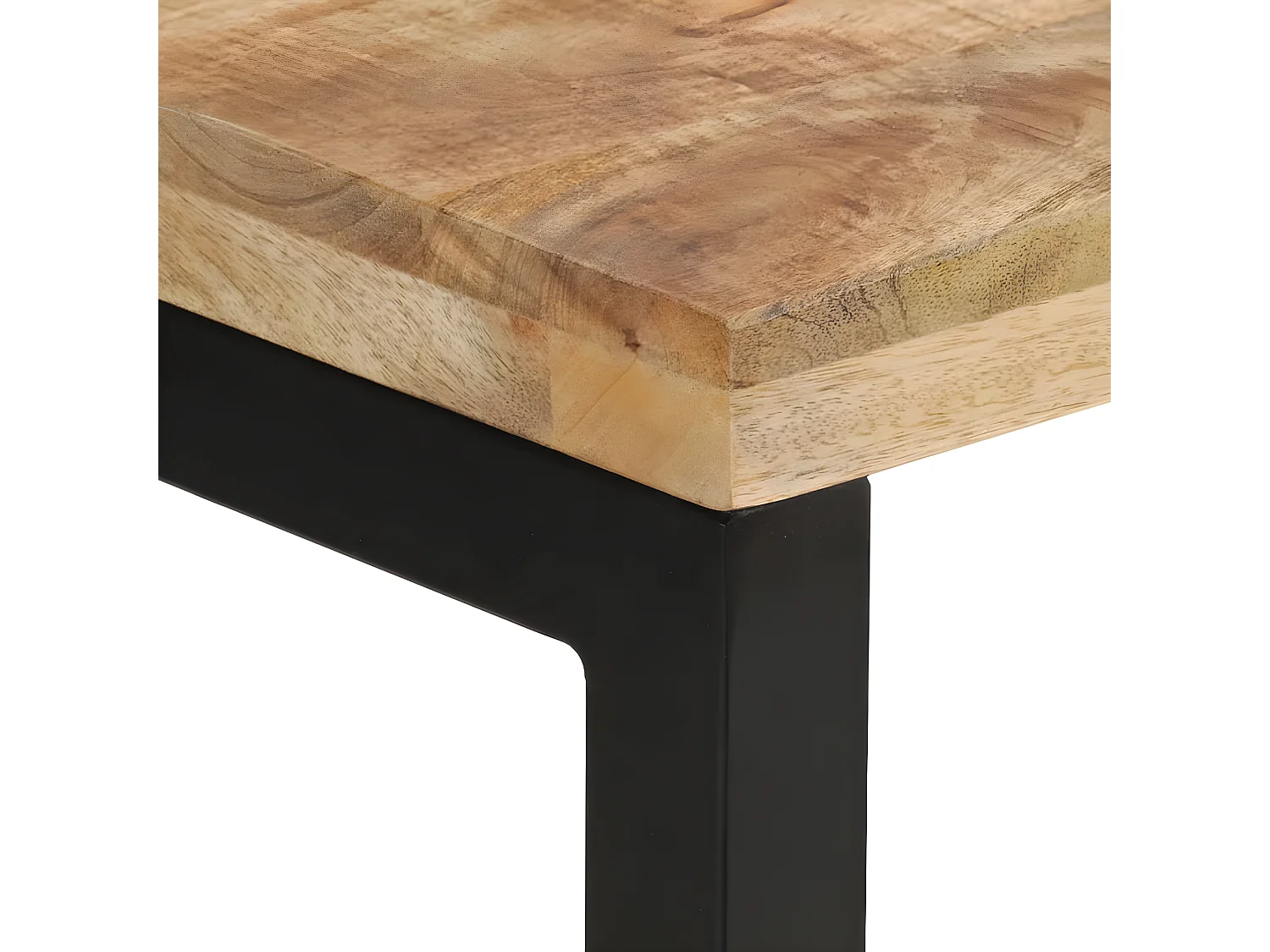 Table console 110x35x76 cm bois de manguier massif brut GHR99666