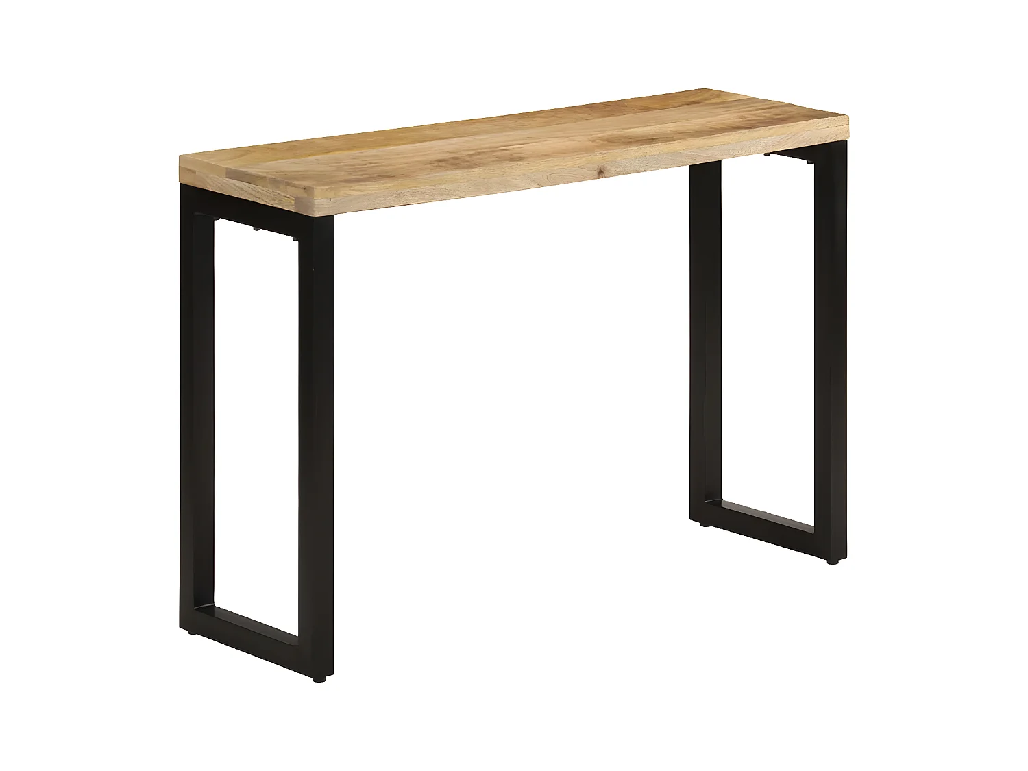 Table console 110x35x76 cm bois de manguier massif brut GHR99666