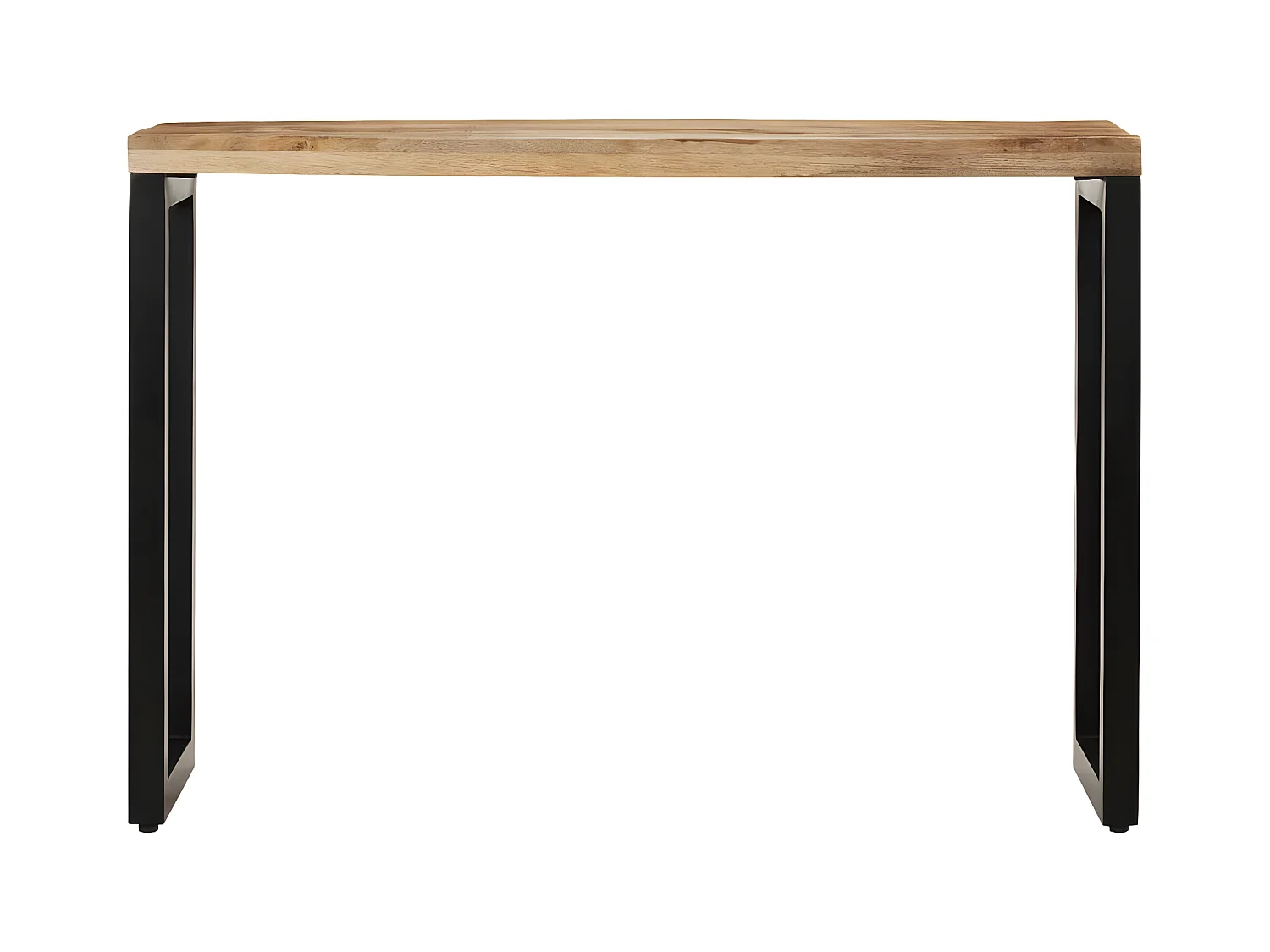 Wandtafel 110x35x76 cm massief ruw mangohout NL831621