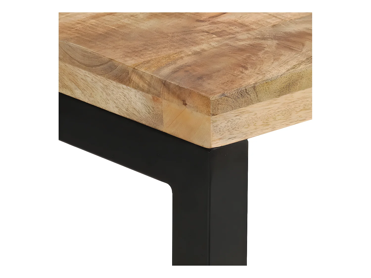 Wandtafel 110x35x76 cm massief ruw mangohout NL831621