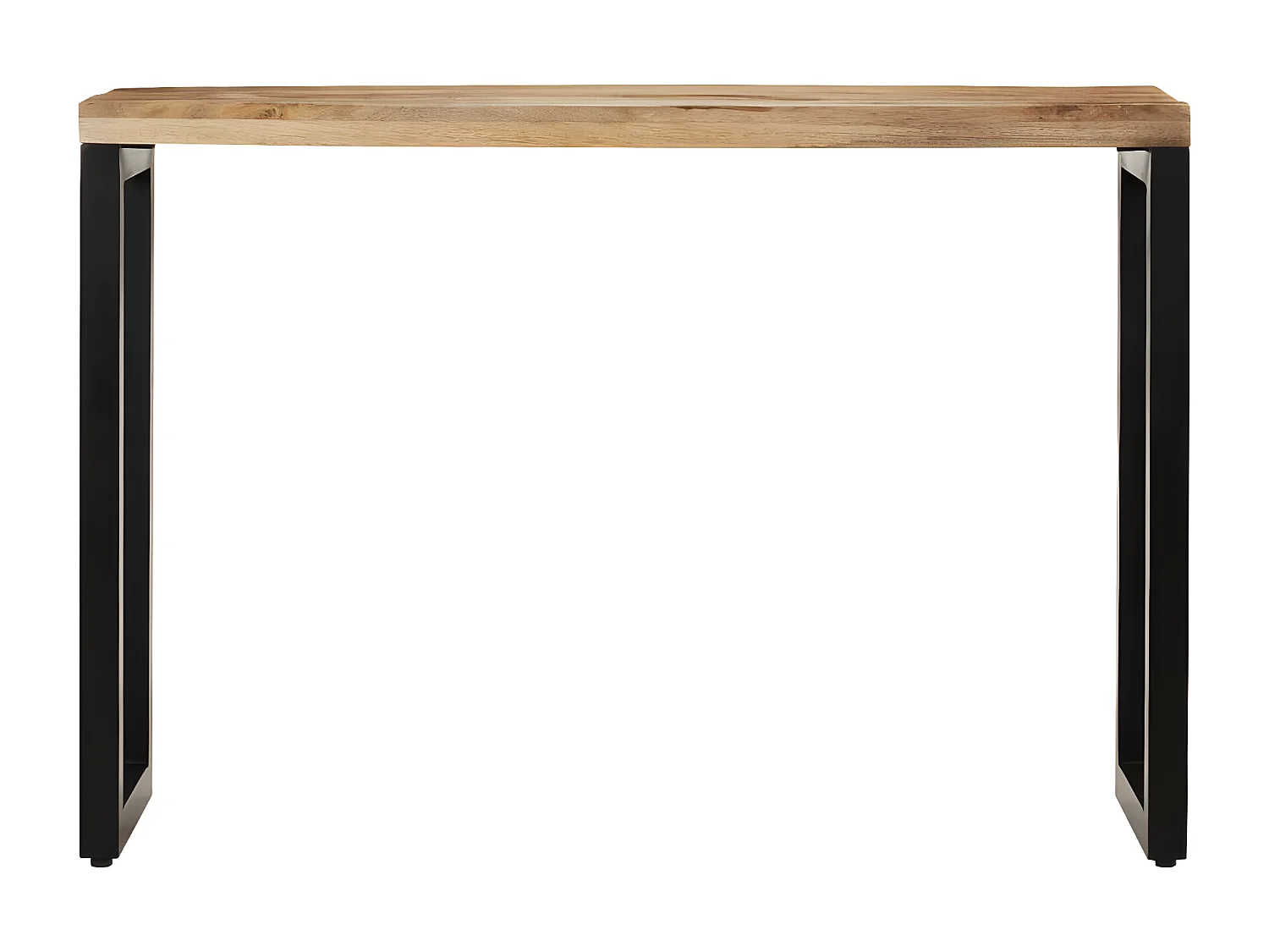 Table console 110x35x76 cm bois de manguier massif brut GHR99666