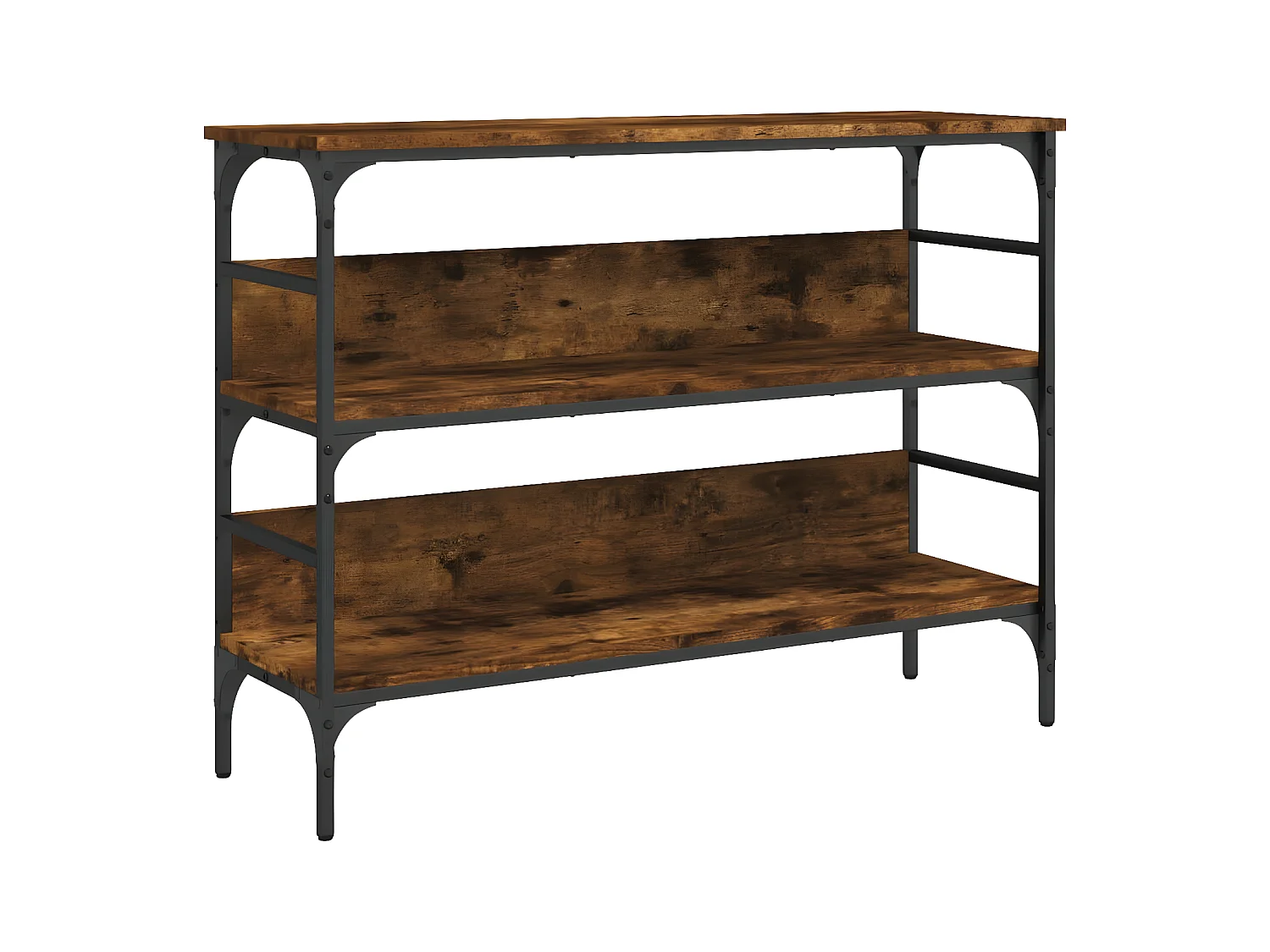 Konsolentisch,Flurtisch Räuchereiche 100x32x75 cm Holzwerkstoff -gkd697446