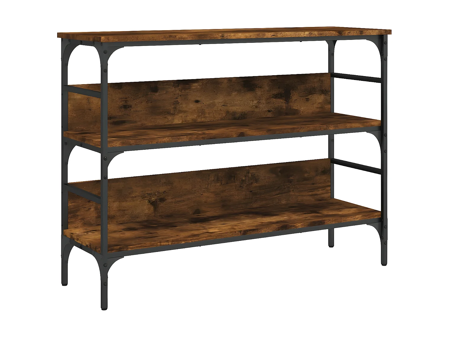 Konsolentisch,Flurtisch Räuchereiche 100x32x75 cm Holzwerkstoff -gkd697446