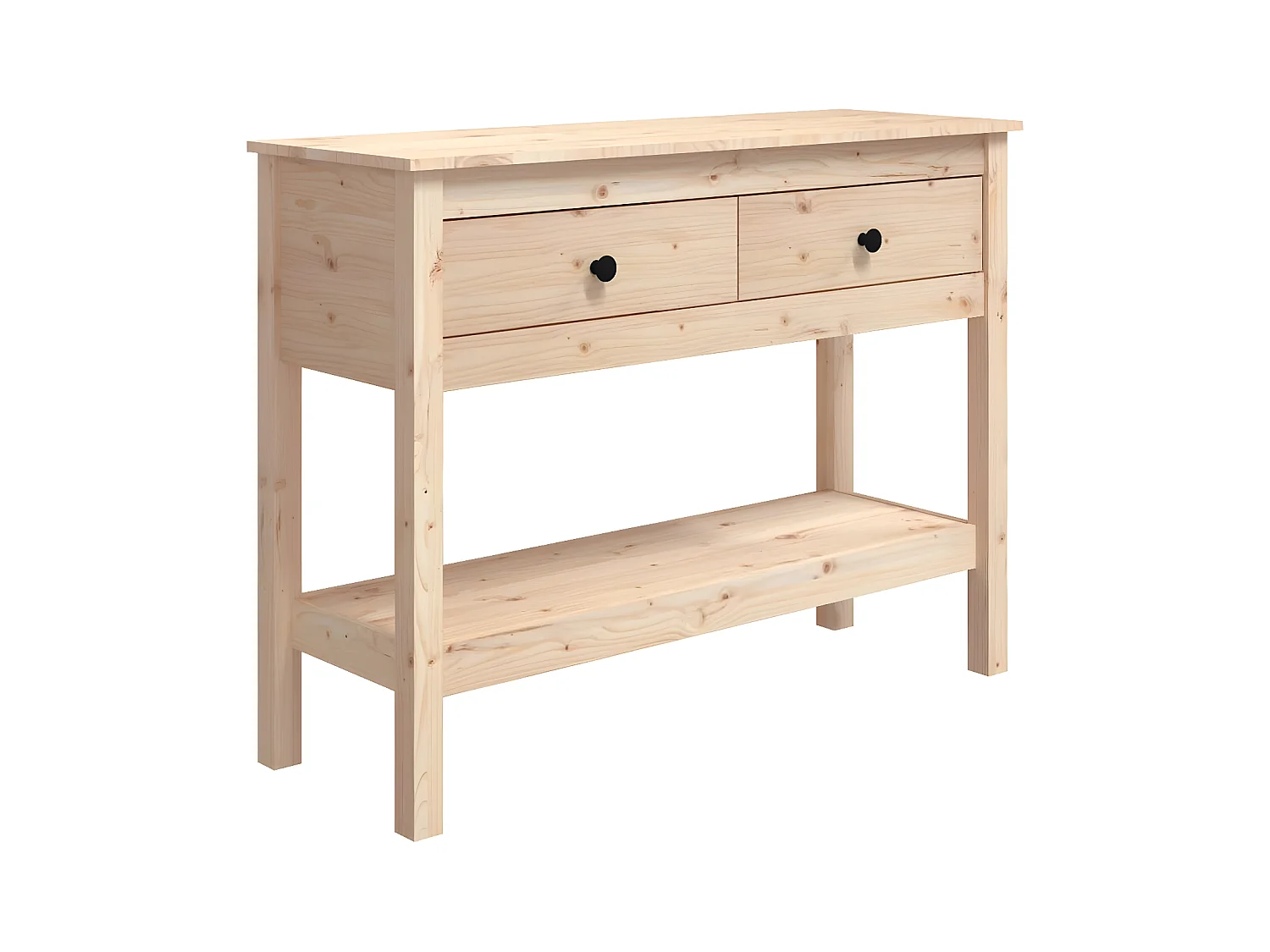 Konsolentisch,Flurtisch 100x35x75 cm Massivholz Kiefer -gkd739657