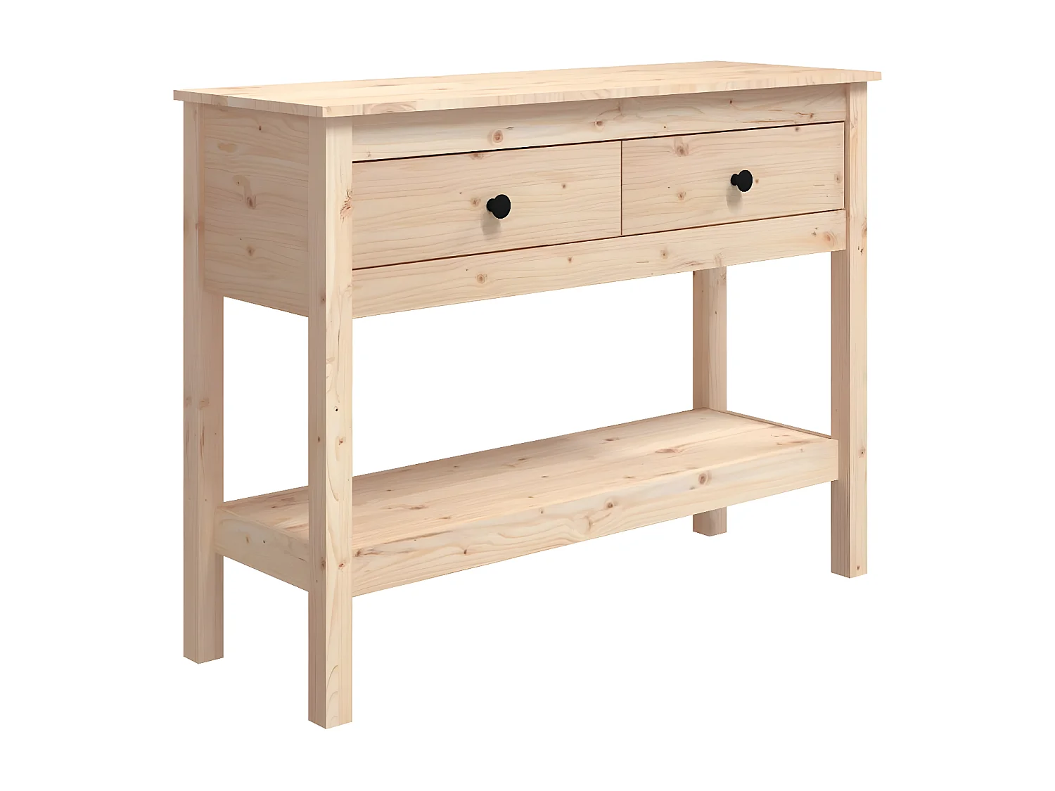 Table console 100x35x75 cm Bois massif de pin GHR31268