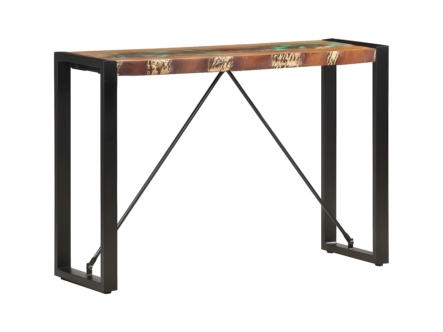 Table console 110x35x76 cm Bois de récupération massif GHR73442