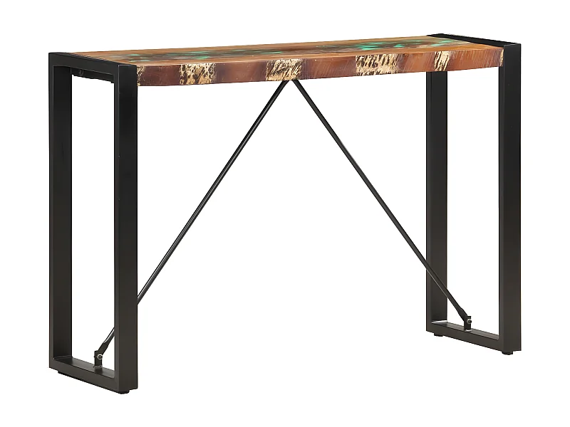 Table console 110x35x76 cm Bois de récupération massif GHR73442
