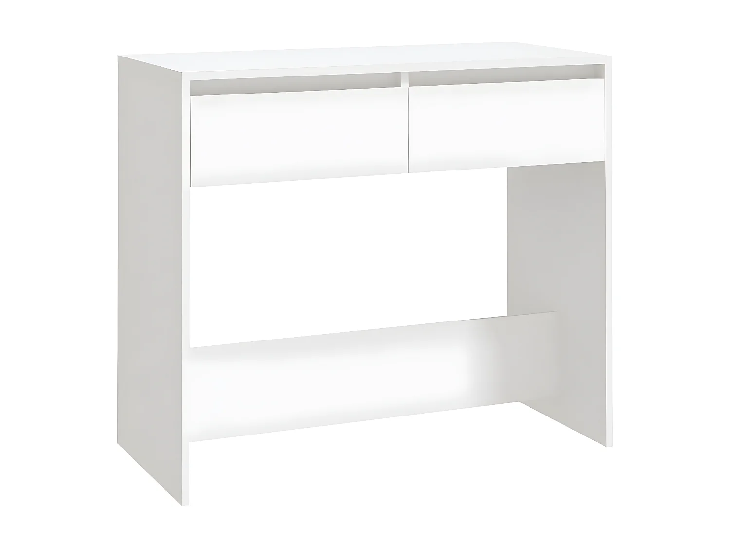 Table console Blanc 89x41x76,5 cm Acier GHR54600