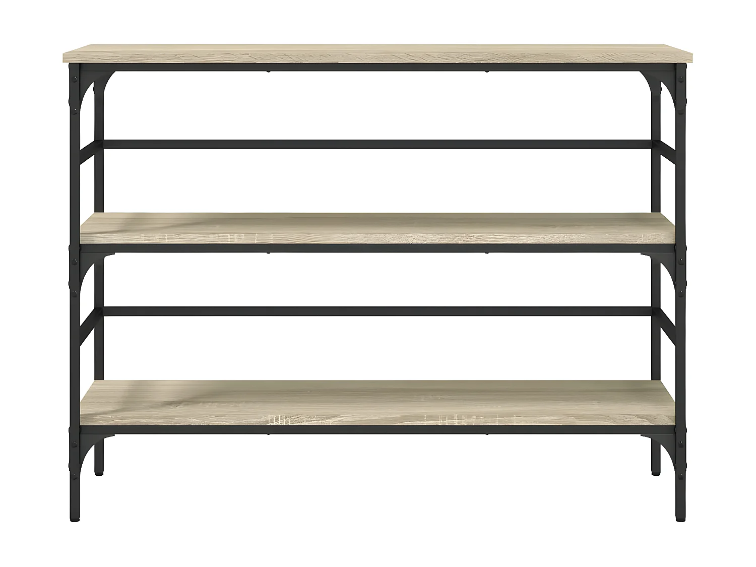 Table console chêne sonoma 100x32x75 cm bois d'ingénierie GHR66831