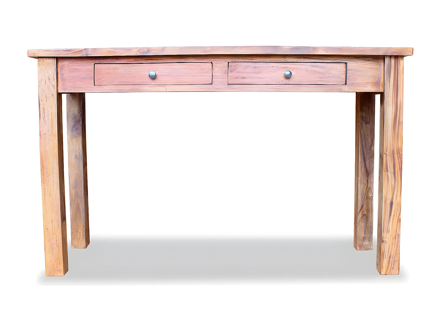 Table console Bois de récupération massif 123 x 42 x 75 cm GHR55899
