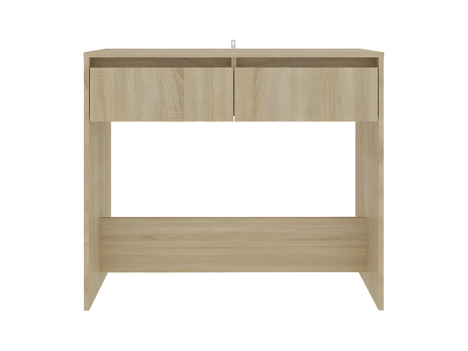 Mesa consola de madera contrachapada roble Sonoma 89x41x76,5 cm ES476672