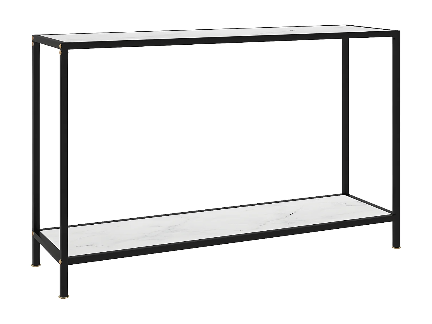 Wandtafel 120x35x75 cm gehard glas wit NL272184
