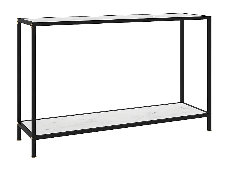 Wandtafel 120x35x75 cm gehard glas wit NL272184