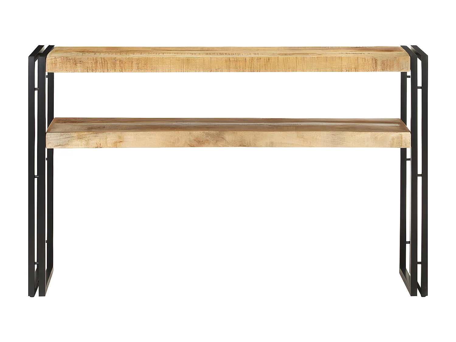 Konsolentisch,Flurtisch 120x30x75 cm Raues Mangoholz -gkd99997