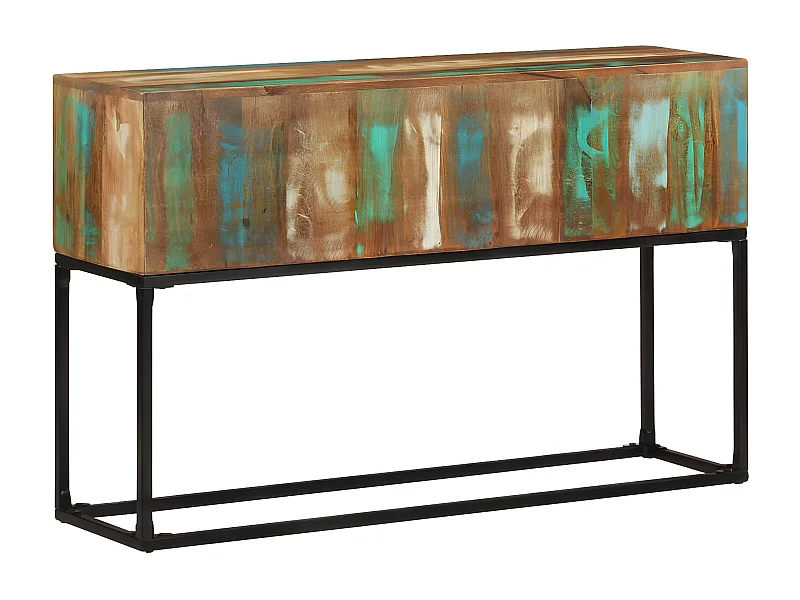 Table console 120x30x75 cm Bois de récupération massif GHR74794