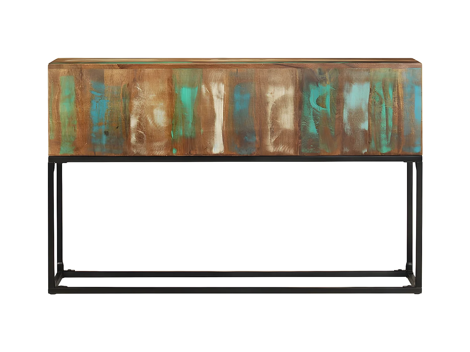 Konsolentisch,Flurtisch 120x30x75 cm Altholz Massiv -gkd919920