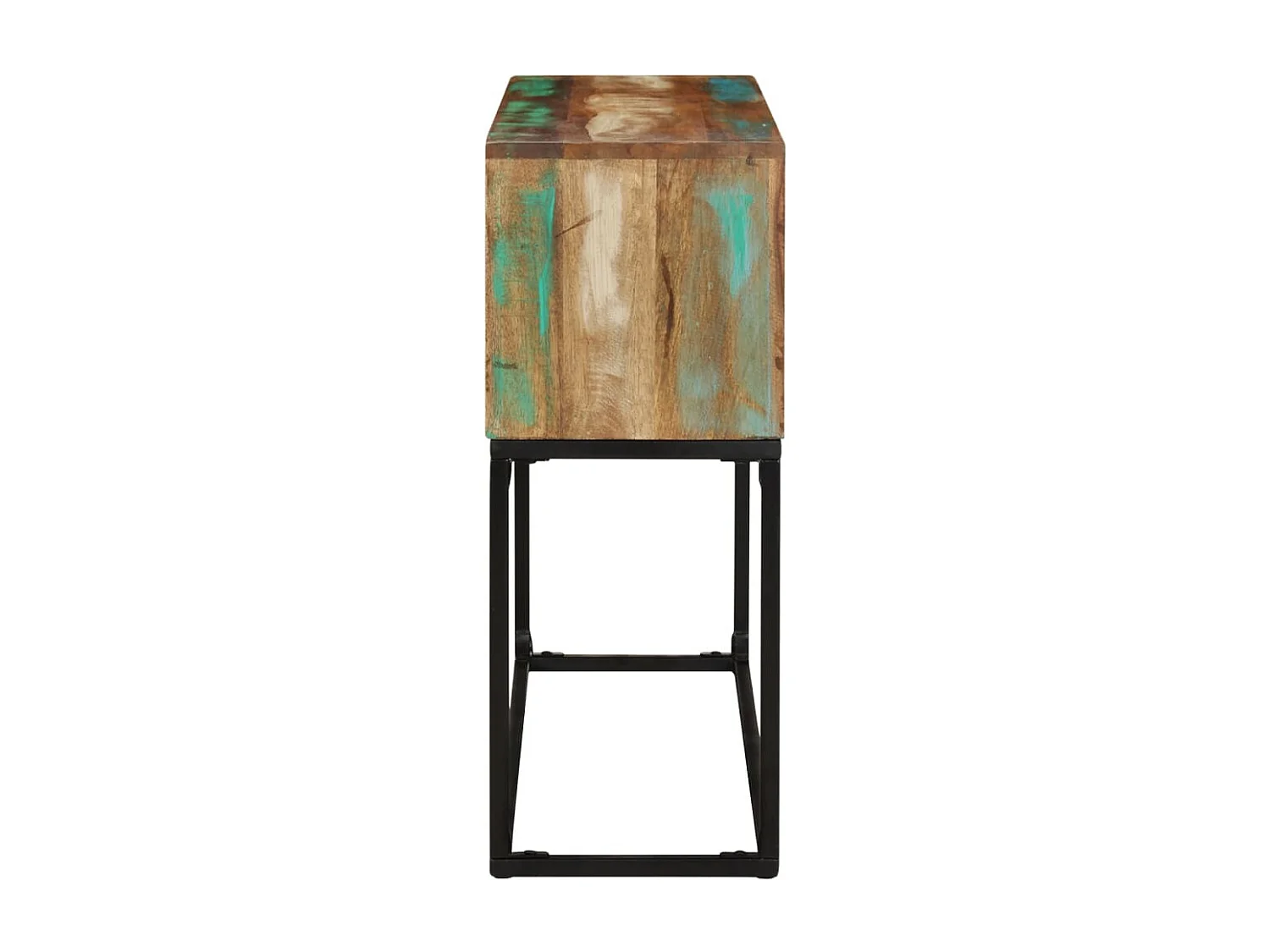 Table console 120x30x75 cm Bois de récupération massif GHR74794