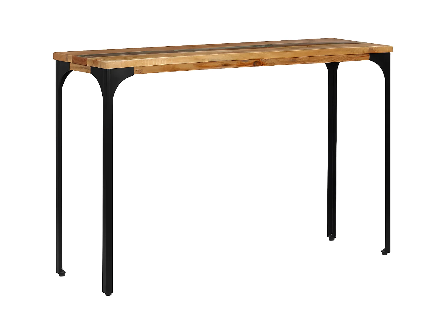 Wandtafel 120x35x76 cm massief gerecycled hout NL891891