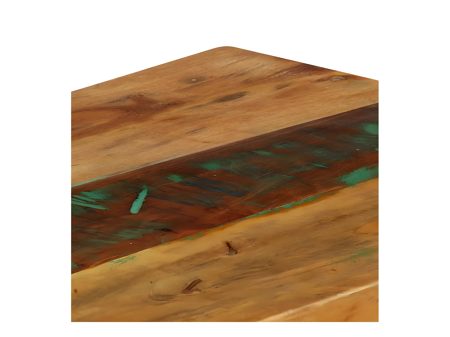 Wandtafel 120x35x76 cm massief gerecycled hout NL891891