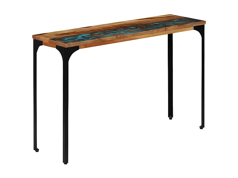 Wandtafel 120x35x76 cm massief gerecycled hout NL891891