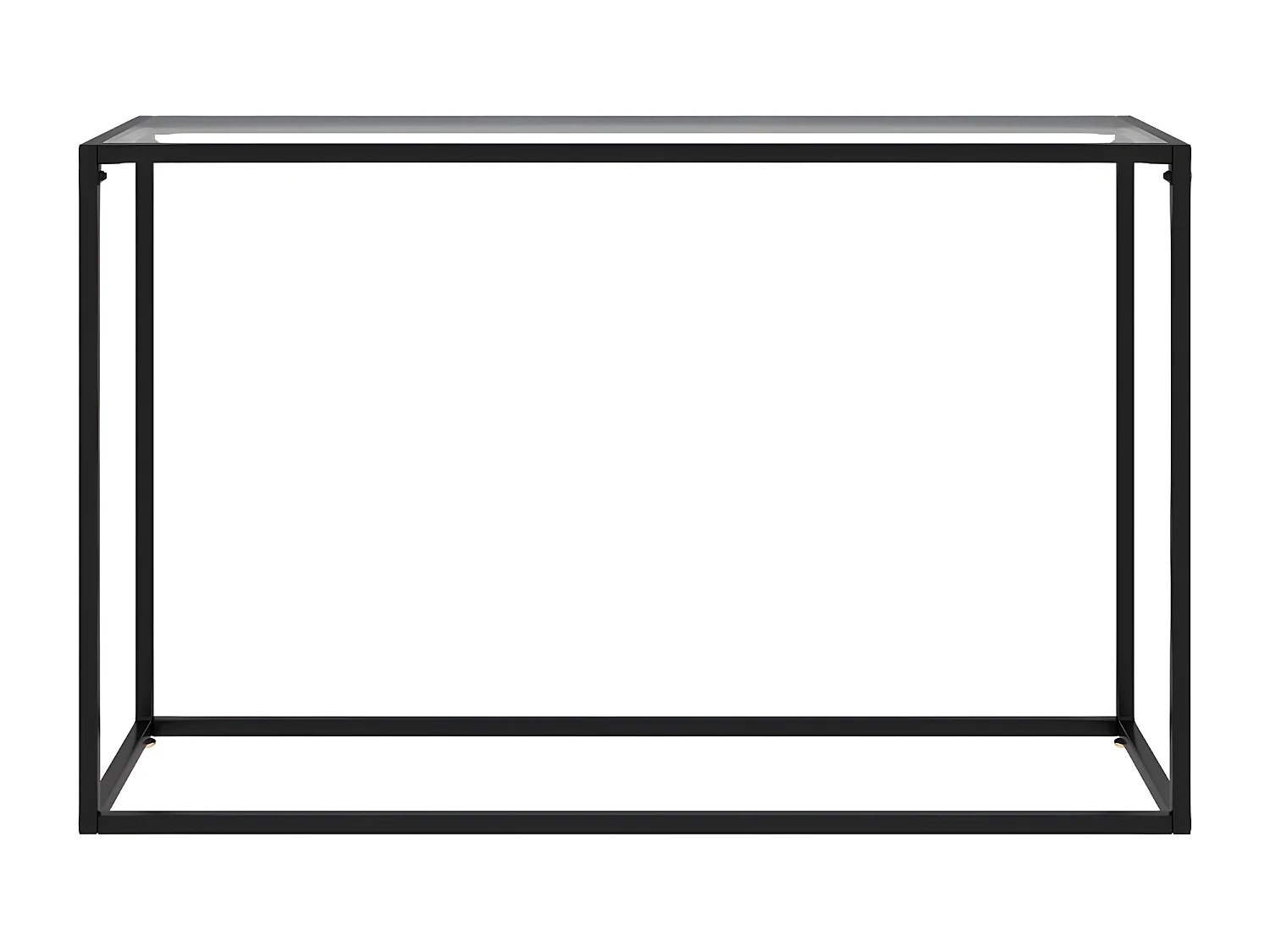 Table console Transparent 120x35x75 cm Verre trempé GHR64354