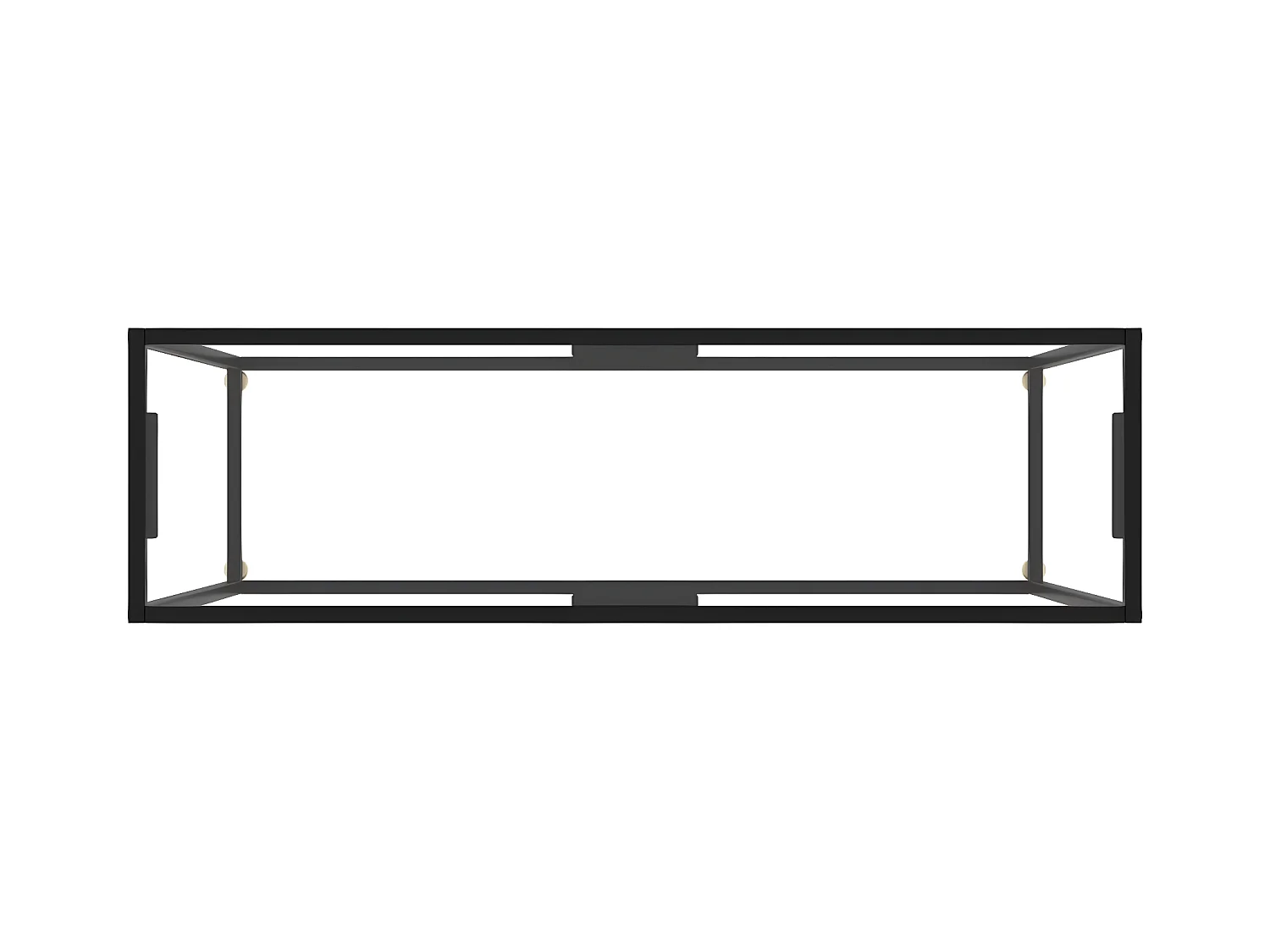 Mesa consola vidrio templado transparente 120x35x75 cm ES679807