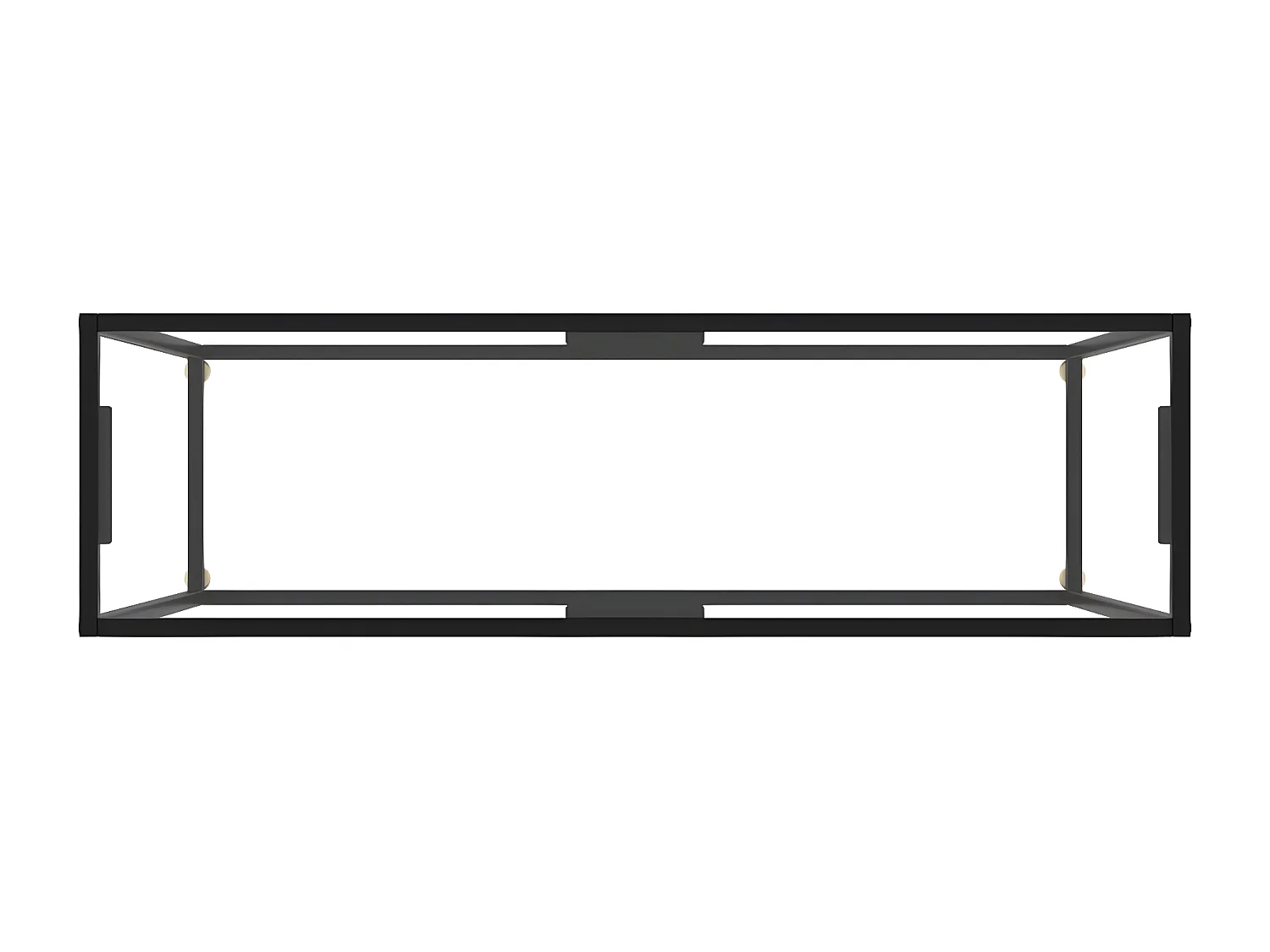 Mesa consola vidrio templado transparente 120x35x75 cm ES679807