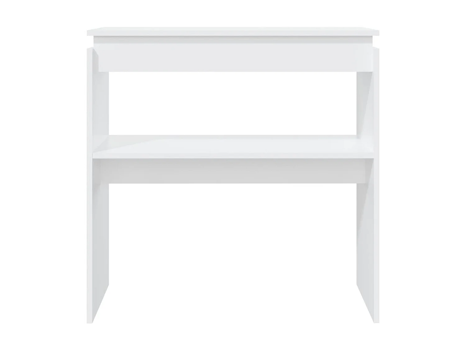 Konsolentisch,Flurtisch Weiß 80x30x80 cm Holzwerkstoff -gkd93005